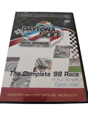 DAYTON 500 40TH ANNUAL FEBRUARY 15 1998 COMMEMORATIVE EDITON DVD VINTAGE